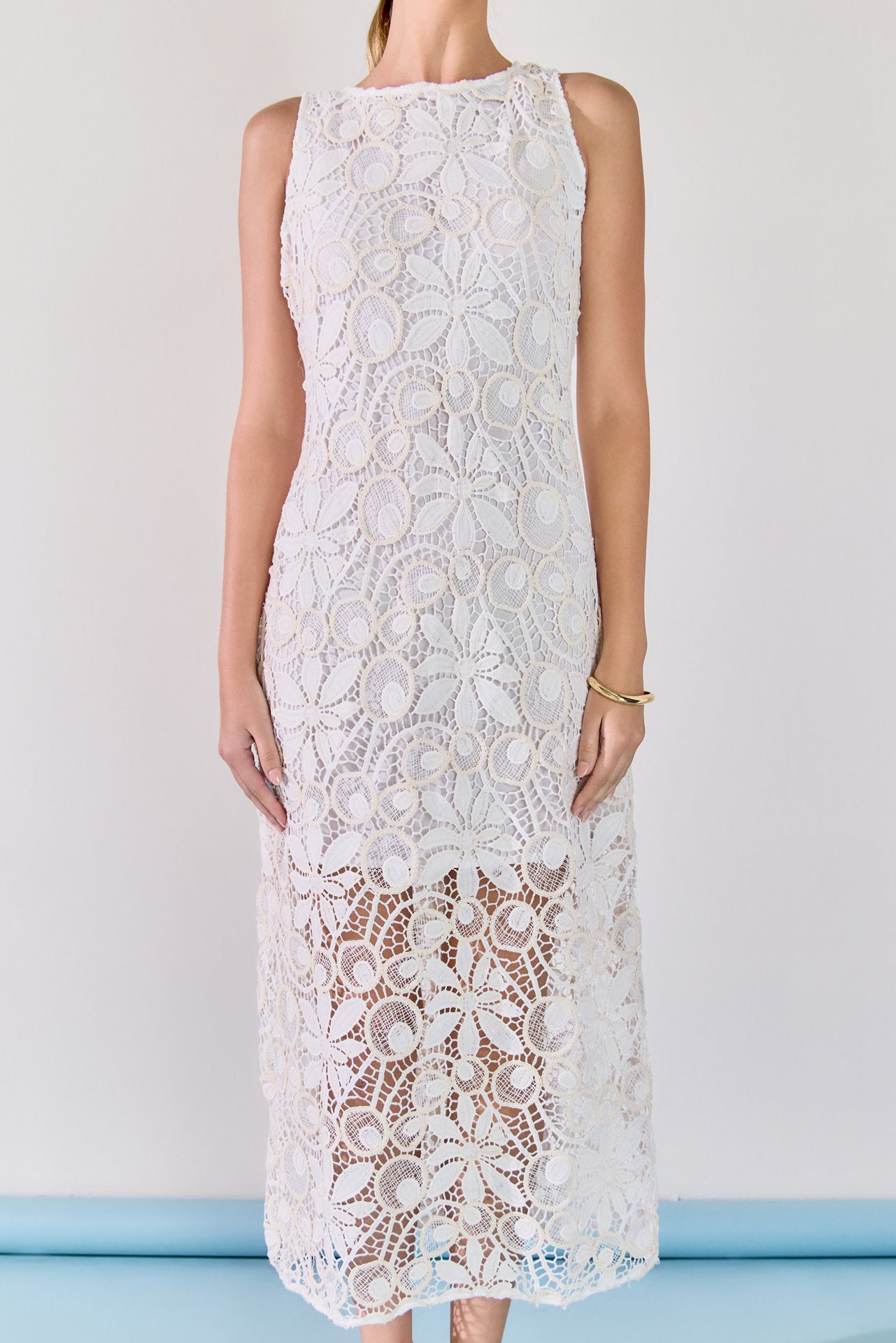 ENDLESS ROSE - Textured Maxi Dress - DRESSES available at Objectrare