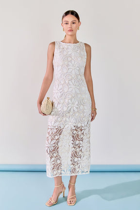 ENDLESS ROSE - Textured Maxi Dress - DRESSES available at Objectrare