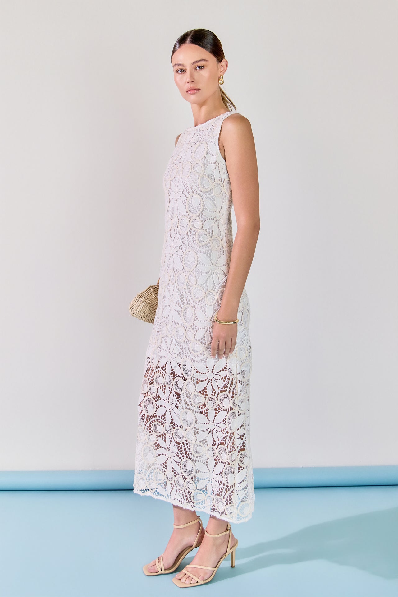 ENDLESS ROSE - Textured Maxi Dress - DRESSES available at Objectrare