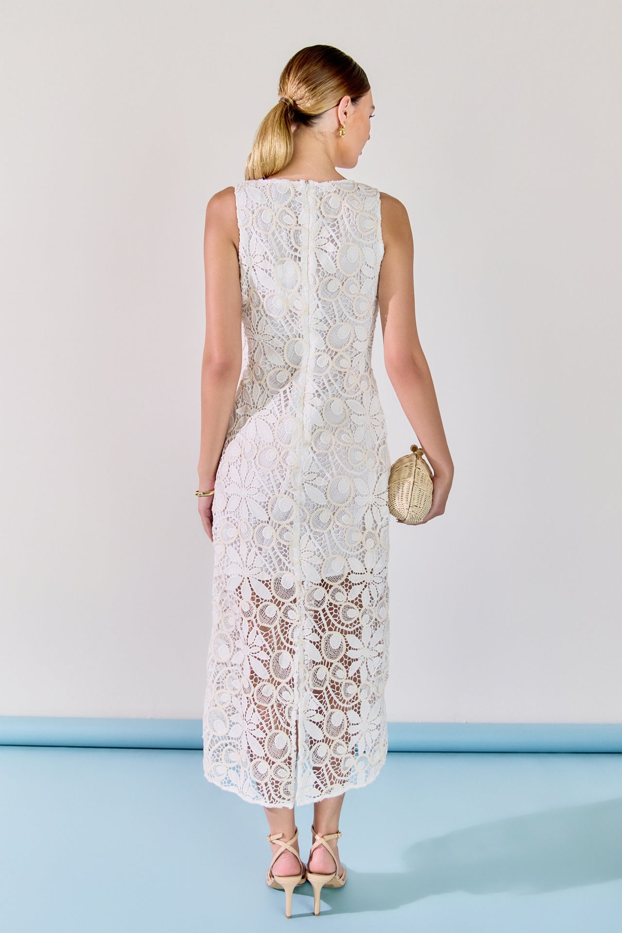 ENDLESS ROSE - Textured Maxi Dress - DRESSES available at Objectrare