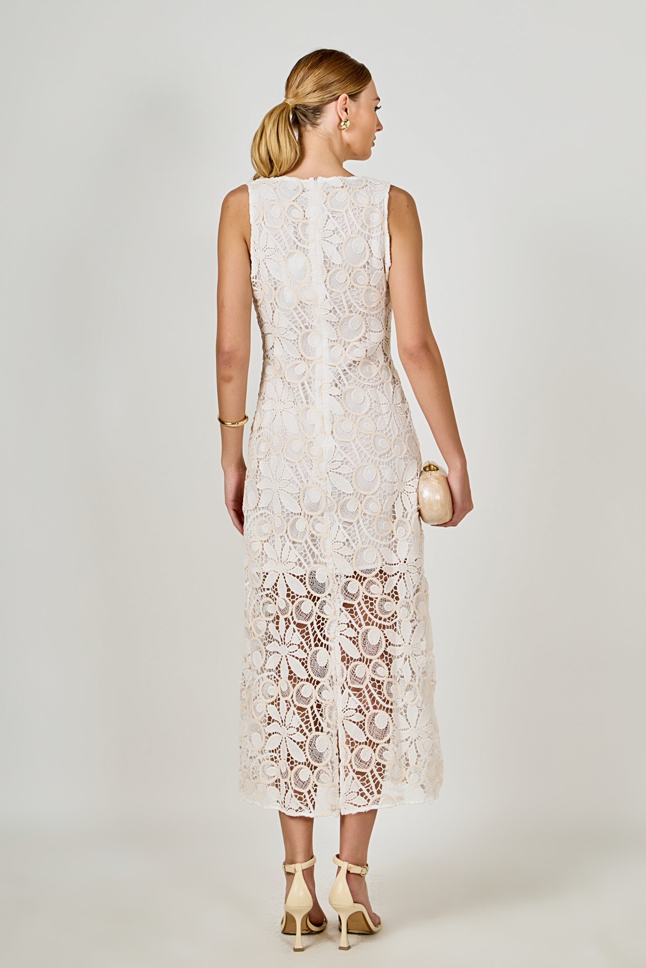 ENDLESS ROSE - Textured Maxi Dress - DRESSES available at Objectrare