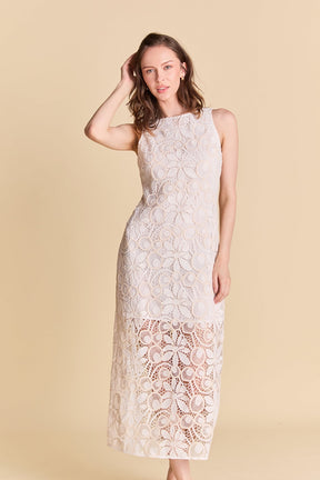 ENDLESS ROSE - Textured Maxi Dress - DRESSES available at Objectrare