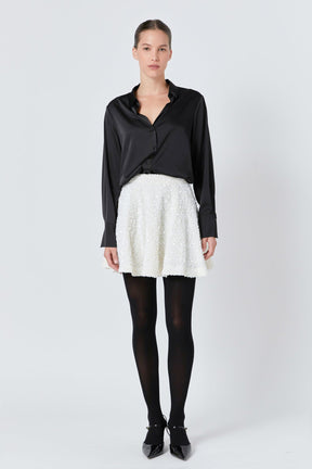 ENDLESS ROSE - Sequin Mini Skirt - SKIRTS available at Objectrare