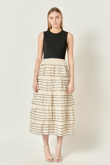 ENGLISH FACTORY - Aurelia Ruffle Dress - DRESSES available at Objectrare