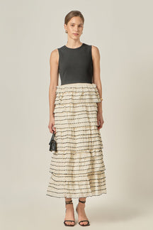 ENGLISH FACTORY - Aurelia Ruffle Dress - DRESSES available at Objectrare