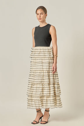 ENGLISH FACTORY - Aurelia Ruffle Dress - DRESSES available at Objectrare