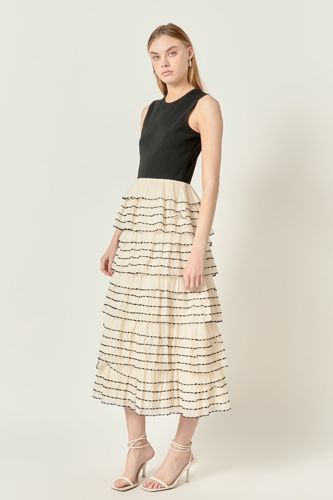 ENGLISH FACTORY - Aurelia Ruffle Dress - DRESSES available at Objectrare