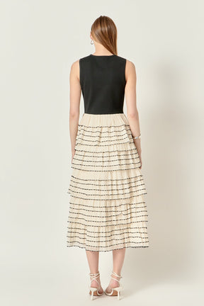 ENGLISH FACTORY - Aurelia Ruffle Dress - DRESSES available at Objectrare