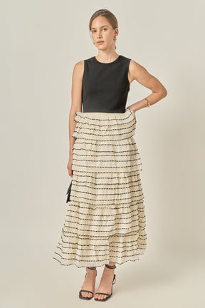 ENGLISH FACTORY - Aurelia Ruffle Dress - DRESSES available at Objectrare