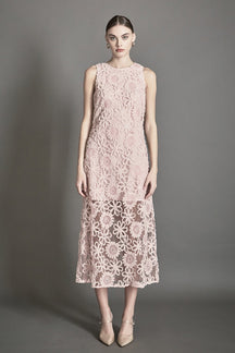 ENDLESS ROSE - Lace Cami Midi Dress - DRESSES available at Objectrare