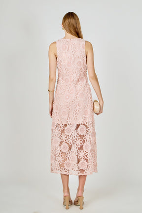 ENDLESS ROSE - Lace Cami Midi Dress - DRESSES available at Objectrare