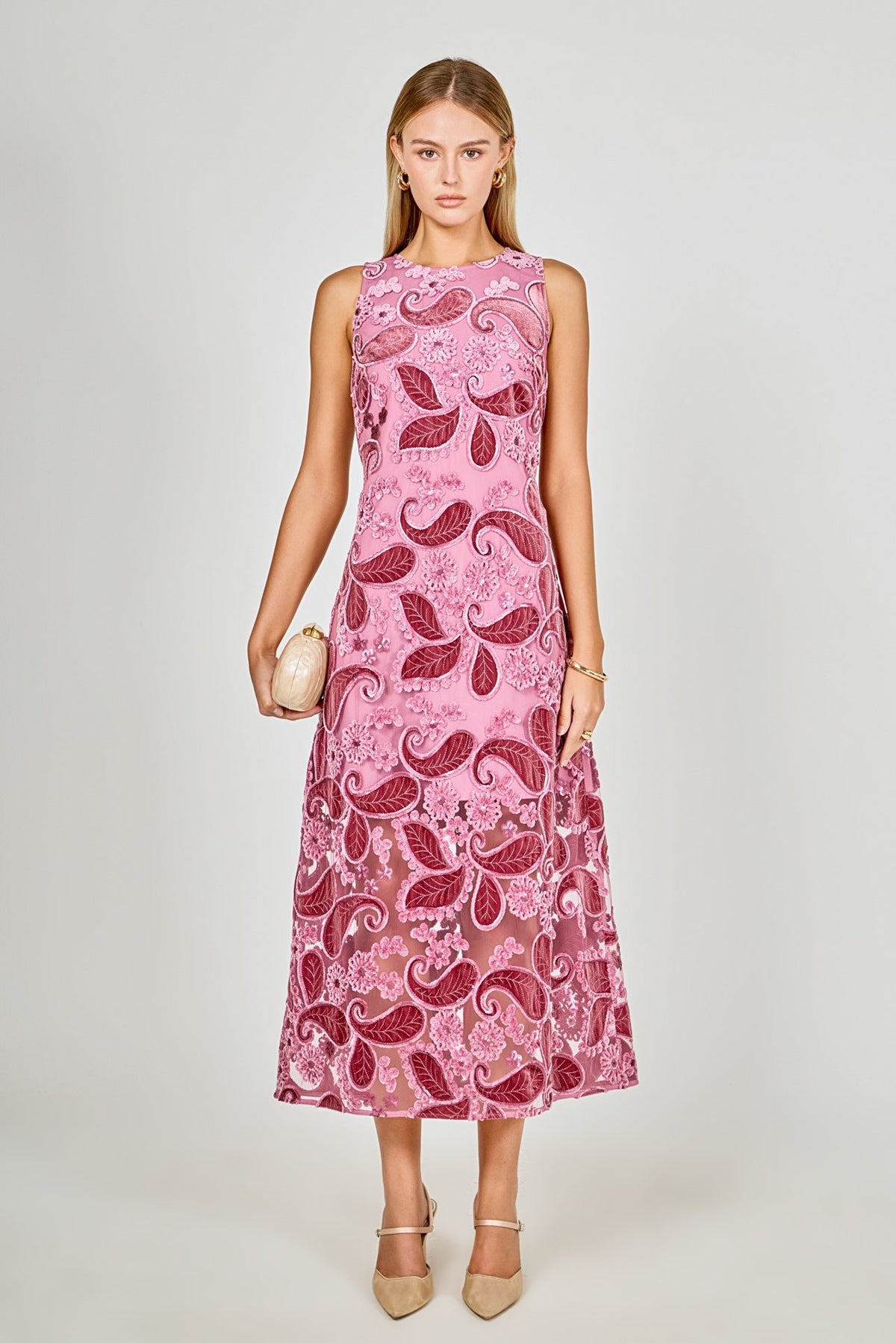 Lace Cami Maxi Dress