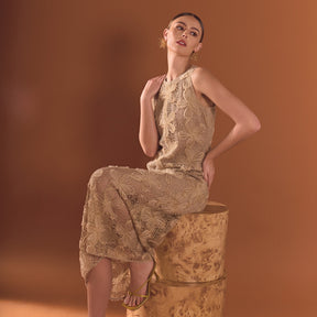 ENDLESS ROSE - Lace Midi Dress - DRESSES available at Objectrare