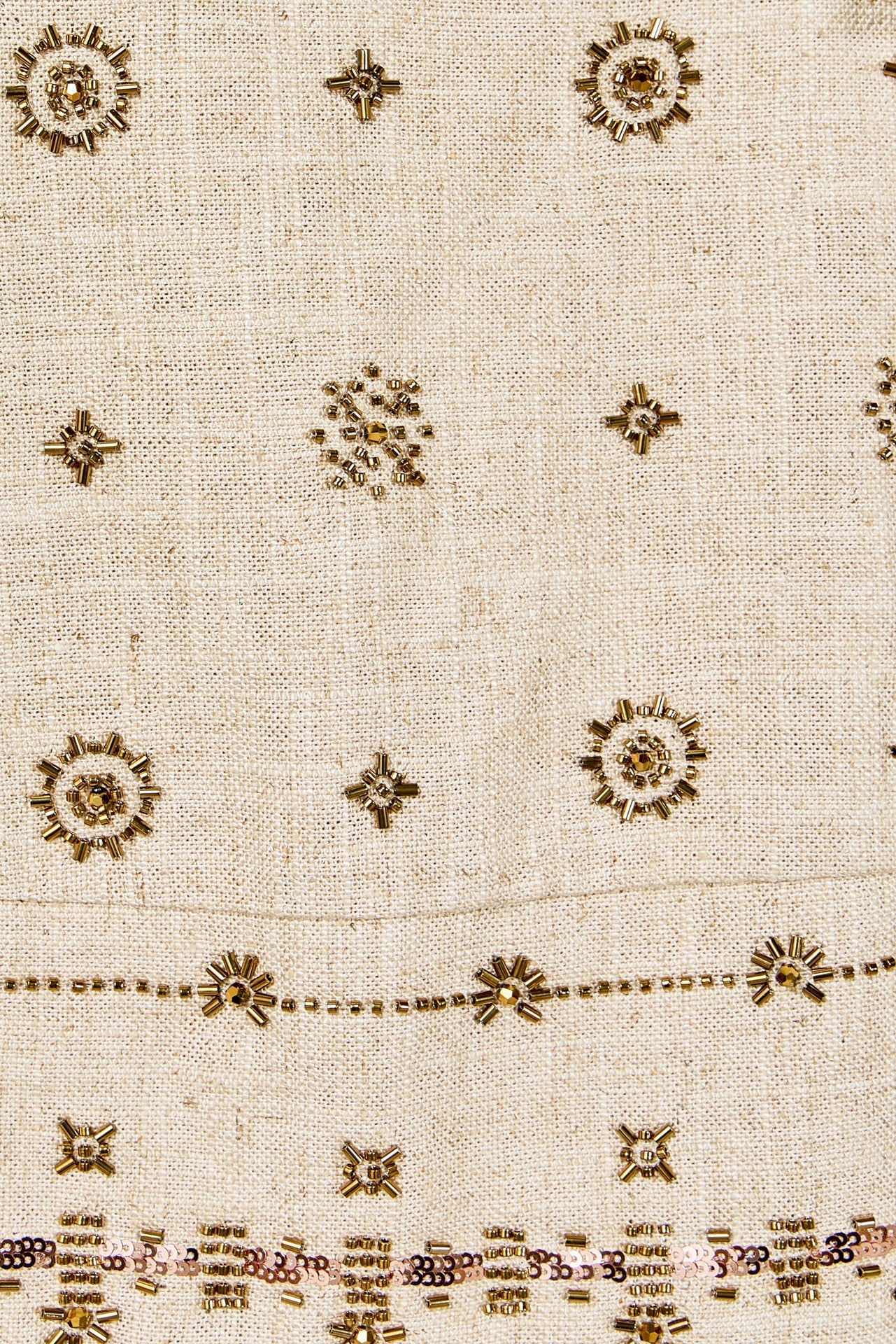 Bow Sleeveless Beaded Top