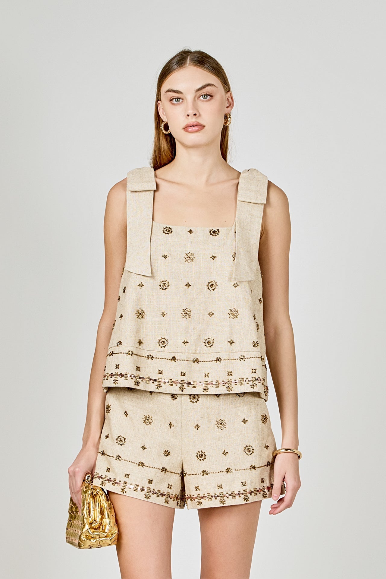 ENDLESS ROSE - Beaded Shorts - SHORTS available at Objectrare