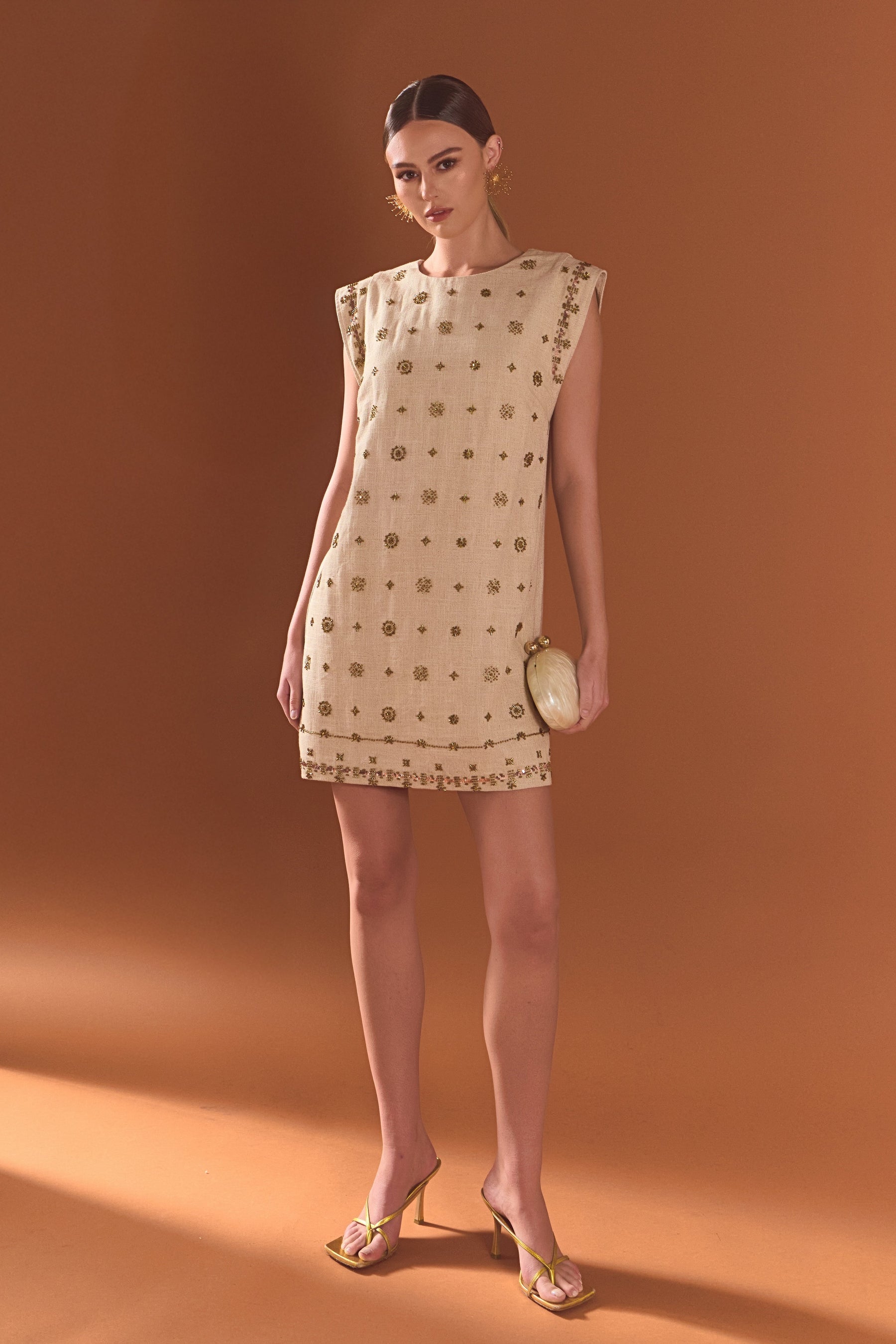 Endless Rose Women's Beaded Mini Dress