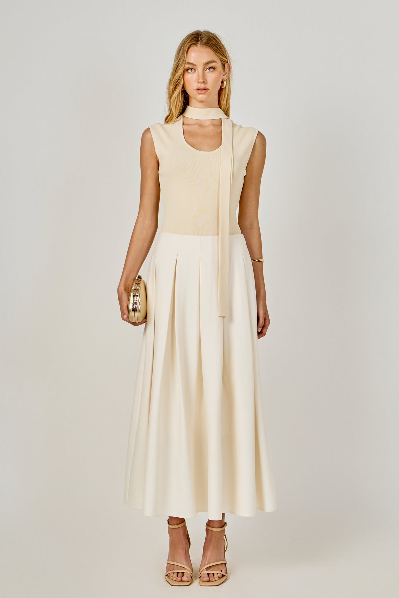 ENDLESS ROSE - Knitted Neckband Top - TOPS available at Objectrare