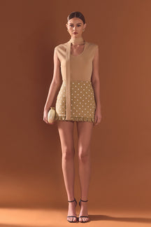 ENDLESS ROSE - Knitted Neckband Top - TOPS available at Objectrare