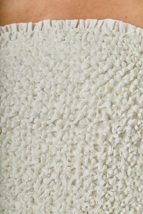 Smocking Detail Tube Top