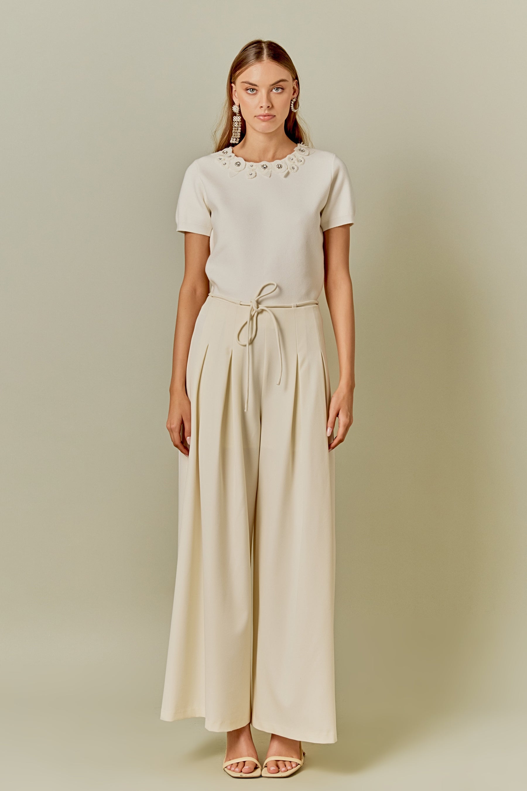 ENDLESS ROSE - High Waisted Long Pants - PANTS available at Objectrare