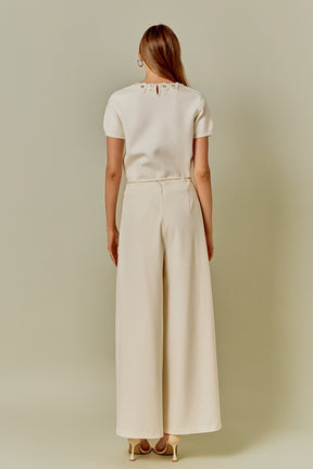 ENDLESS ROSE - High Waisted Long Pants - PANTS available at Objectrare