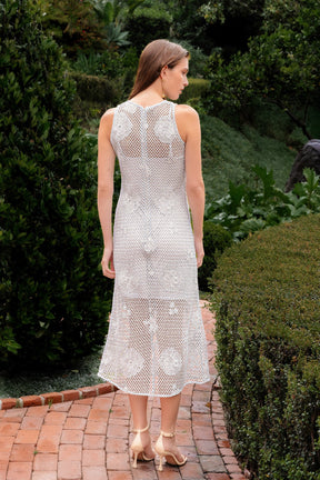 ENDLESS ROSE - Textured Sleeveless Maxi Dress - DRESSES available at Objectrare