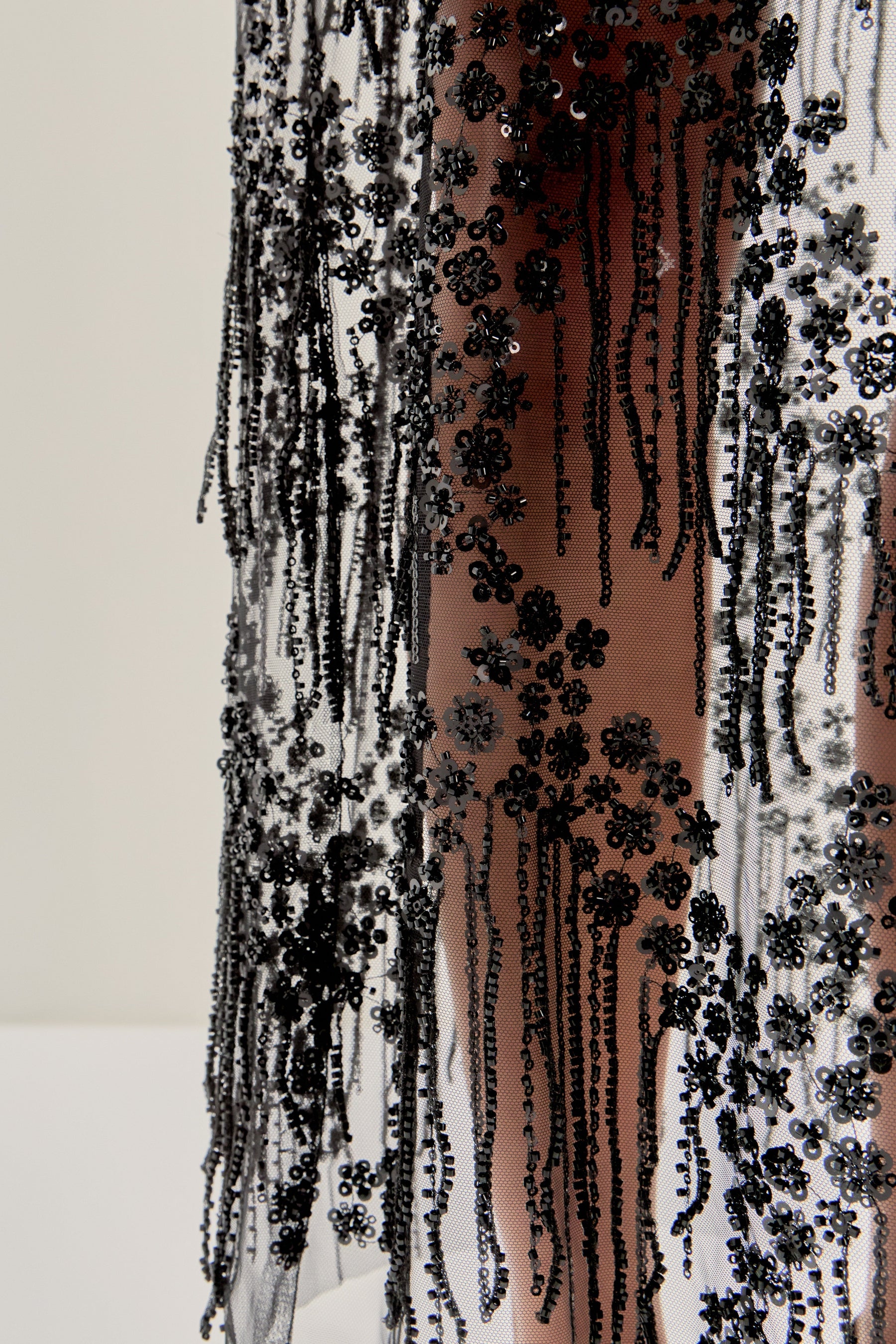 ENDLESS ROSE - Mix Rhinestone Lace T-shirt Midi Dress - DRESSES available at Objectrare