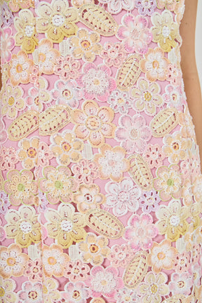 ENDLESS ROSE - Rhine Stone Lack Mini Dress - DRESSES available at Objectrare