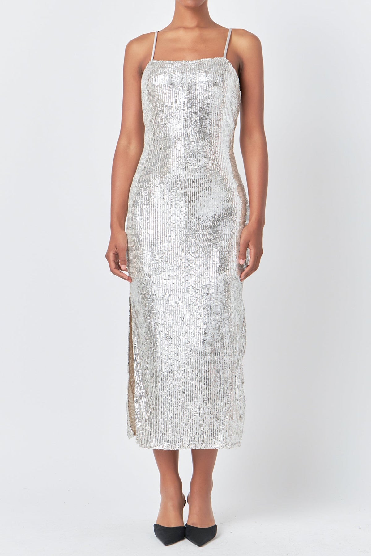 ENDLESS ROSE - Sequin Slip Dress - DRESSES available at Objectrare