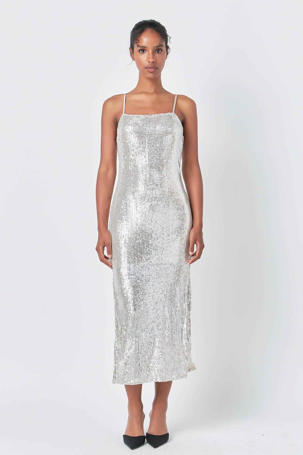 ENDLESS ROSE - Sequin Slip Dress - DRESSES available at Objectrare