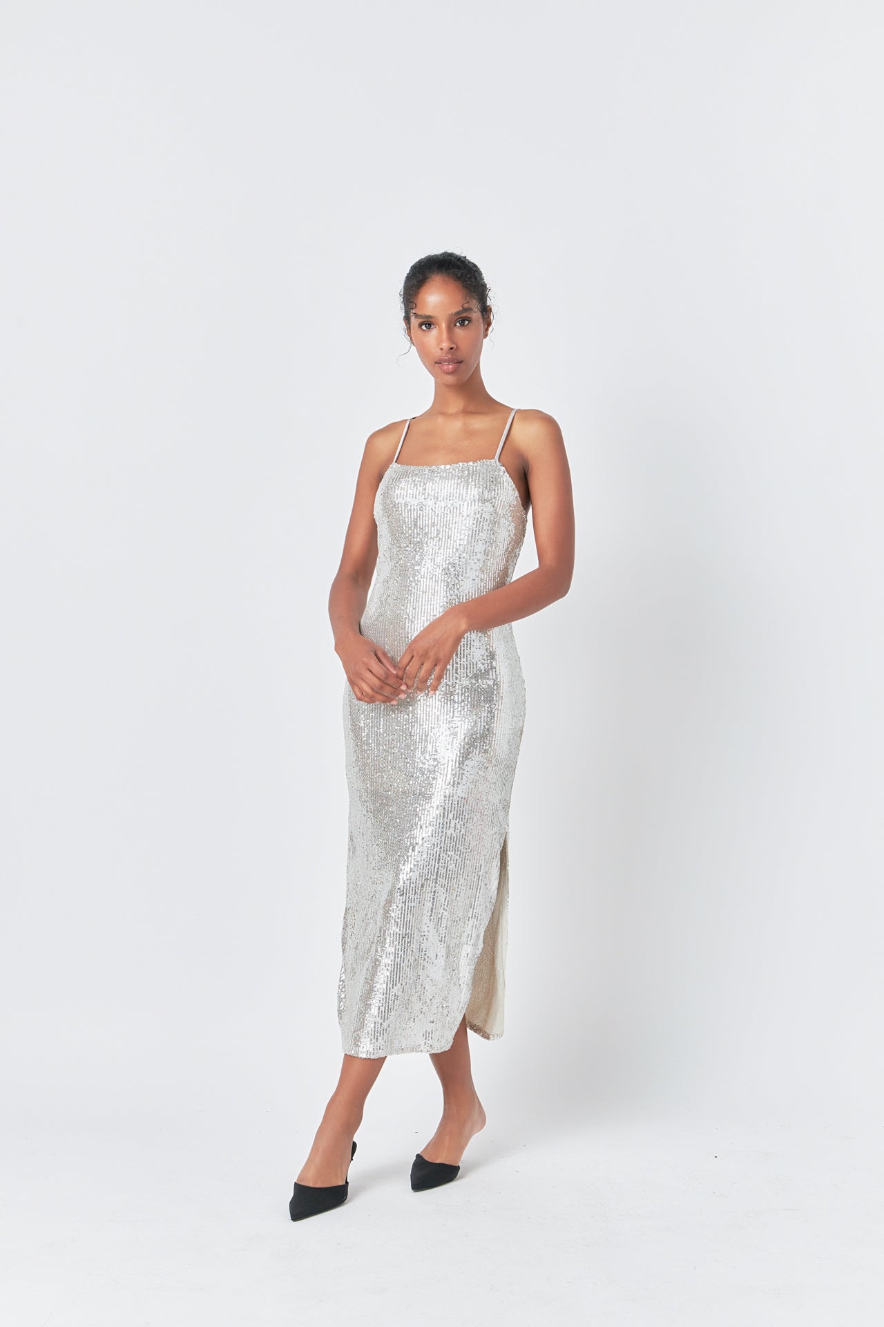 ENDLESS ROSE - Endless rose - Sequin Slip Dress - DRESSES available at Objectrare