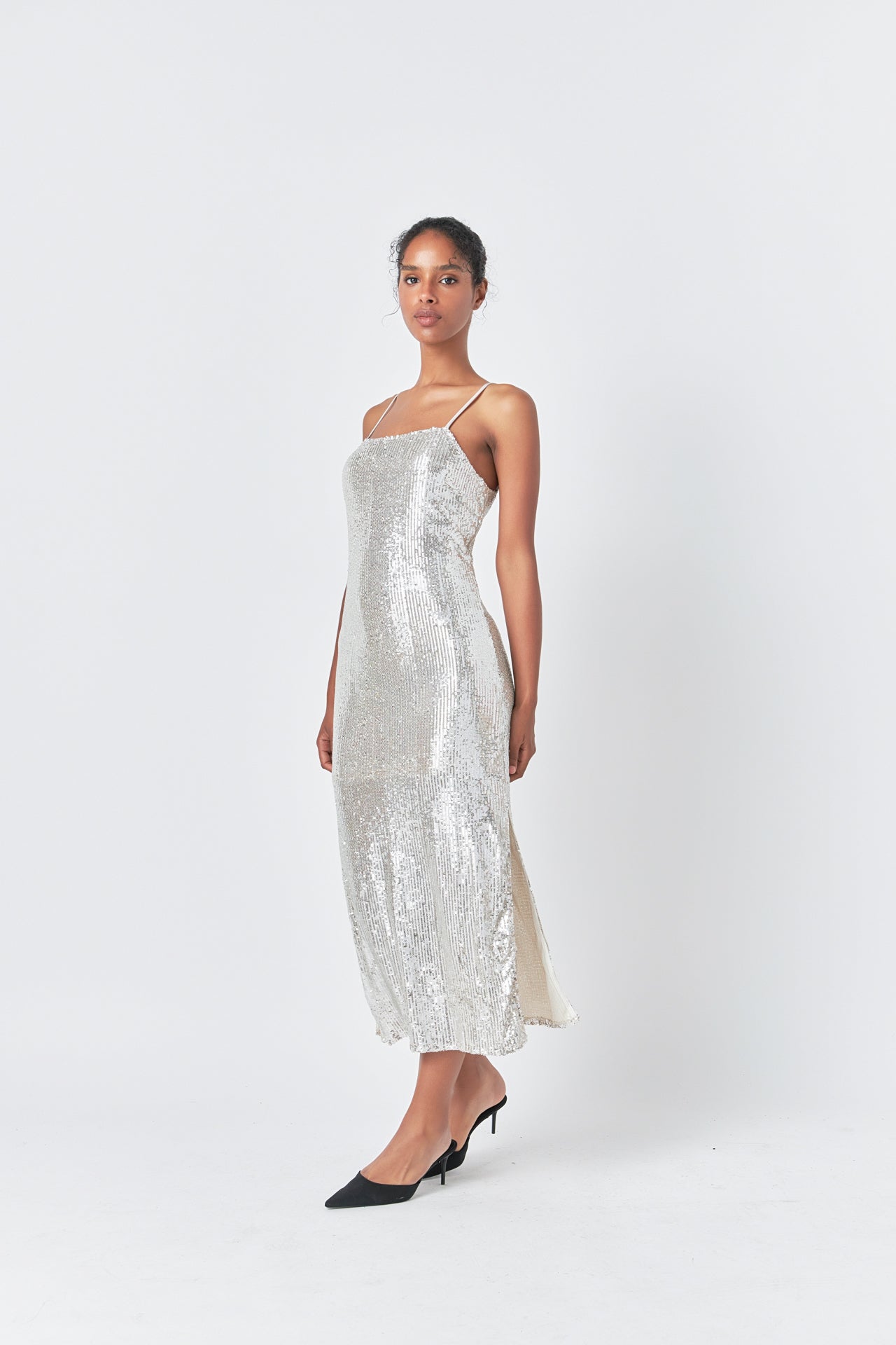 ENDLESS ROSE - Endless rose - Sequin Slip Dress - DRESSES available at Objectrare