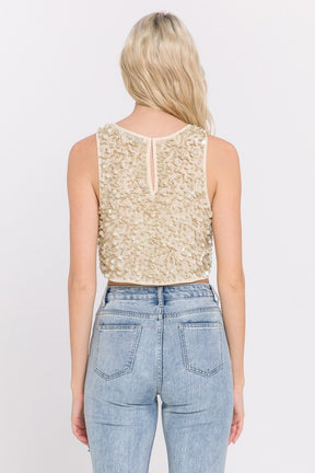 ENDLESS ROSE - Flower Spangled Top - TOPS available at Objectrare