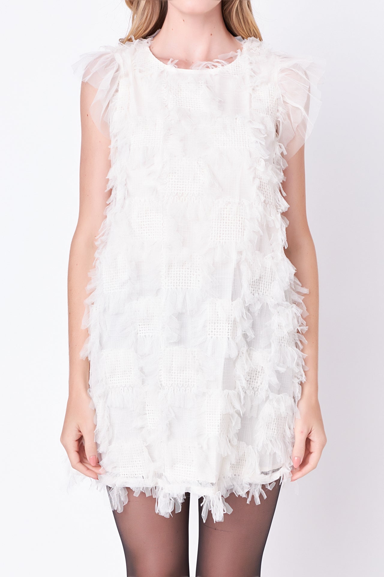 ENGLISH FACTORY - English Factory - Embellished Mini Dress - DRESSES available at Objectrare