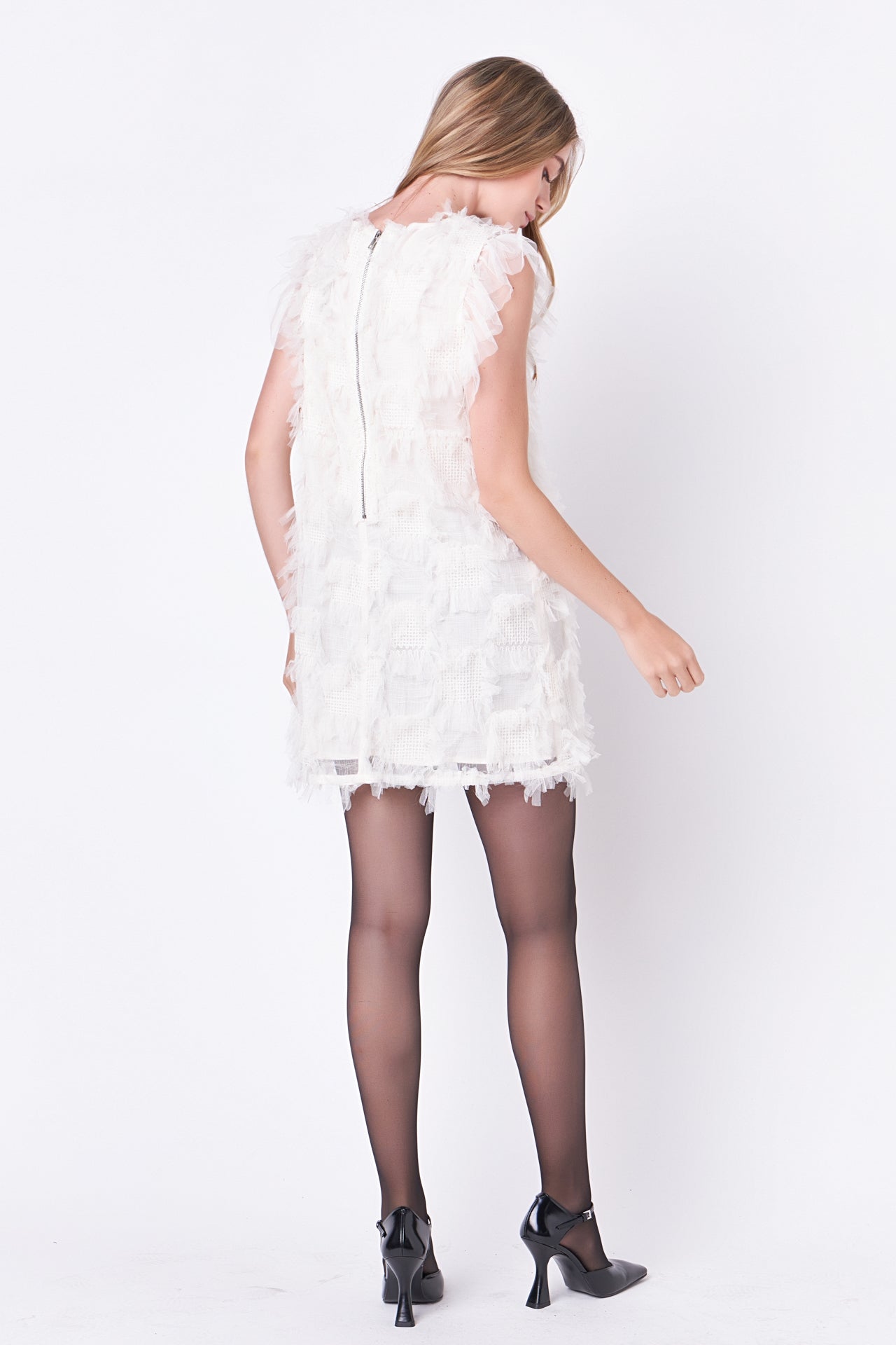 ENGLISH FACTORY - English Factory - Embellished Mini Dress - DRESSES available at Objectrare