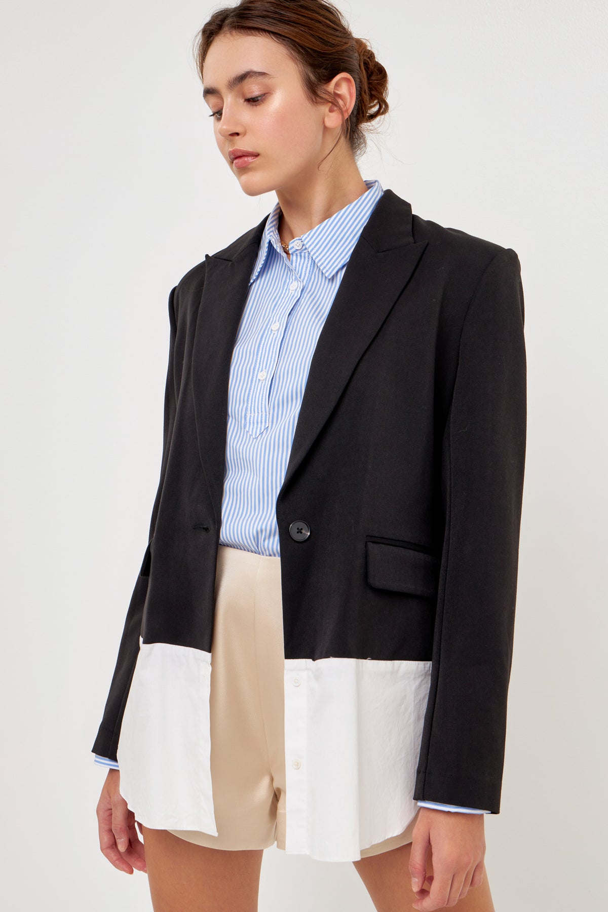 GREY LAB - Back Cut Out Tailored Jacket - JACKETS available at Objectrare