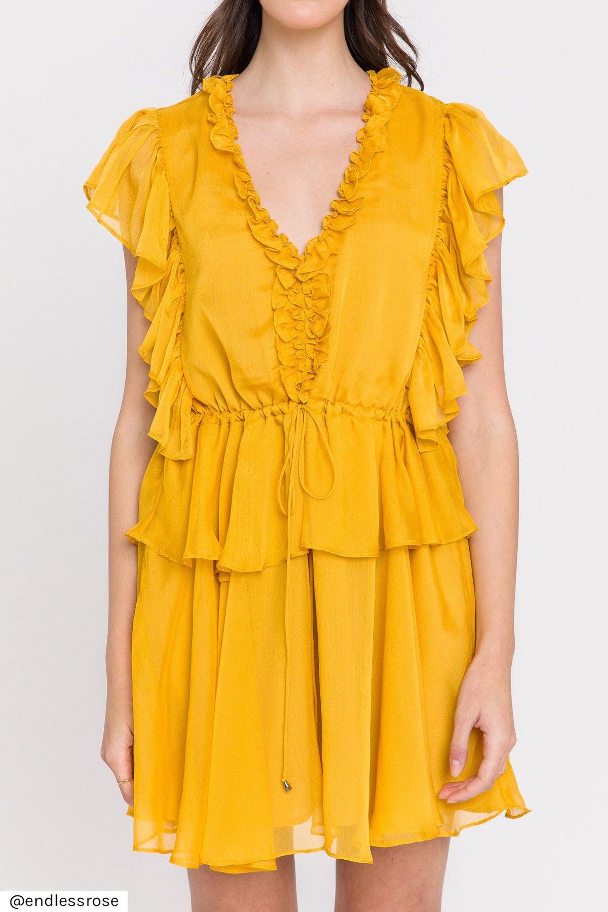 ENDLESS ROSE - Solid Mini Dress - DRESSES available at Objectrare