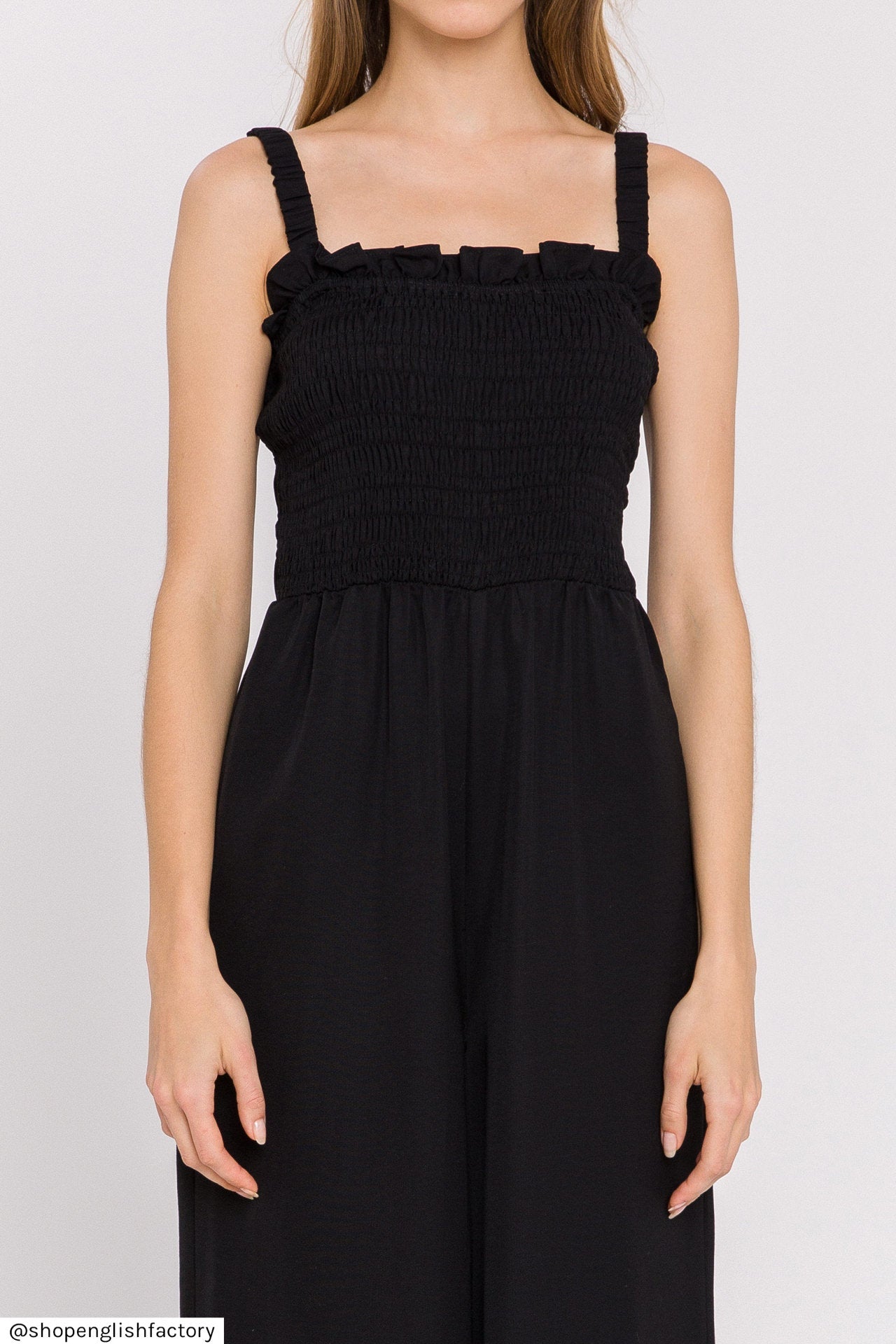 Elastic Strap Detail Jumpsuit