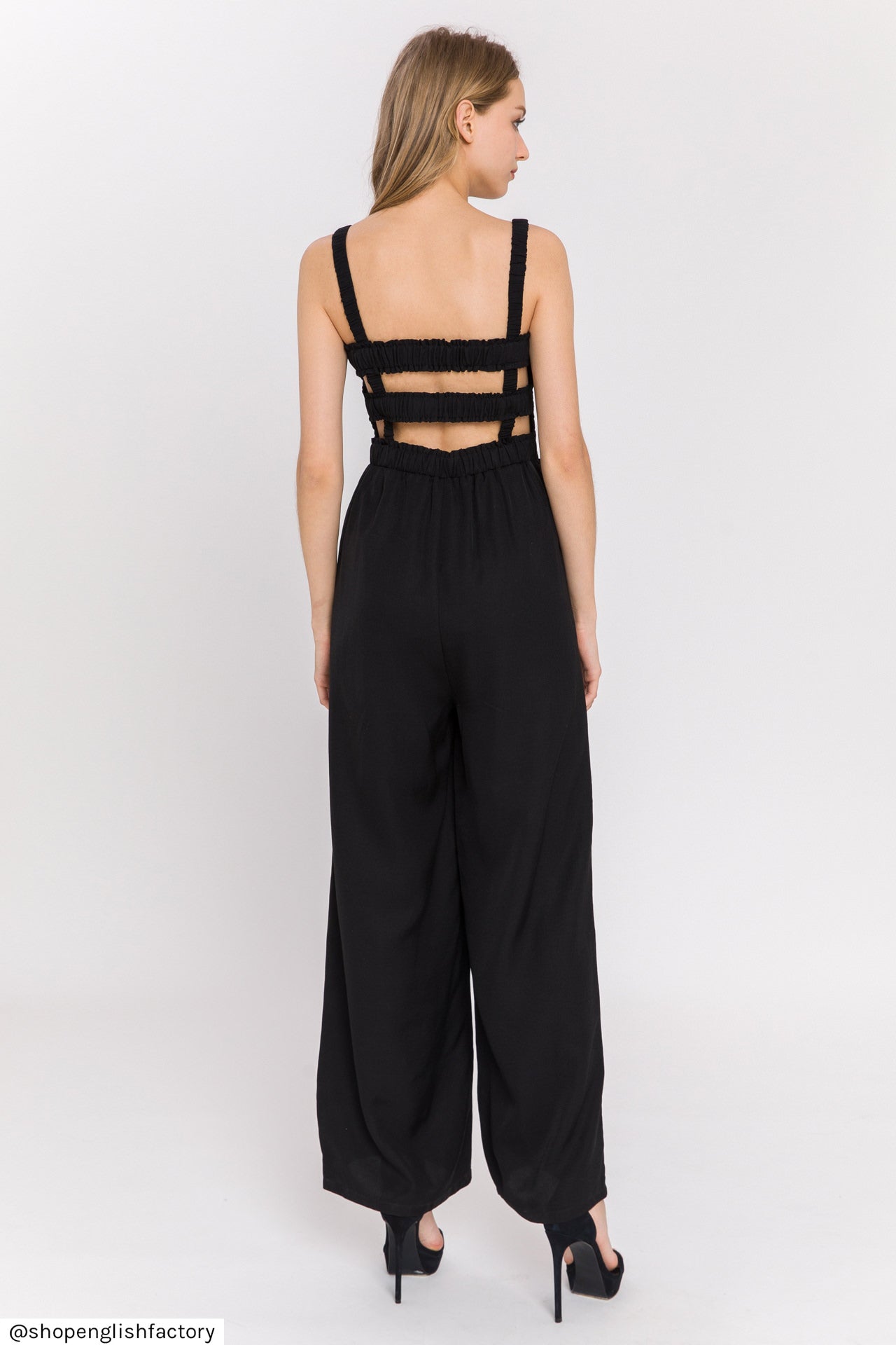 Elastic Strap Detail Jumpsuit