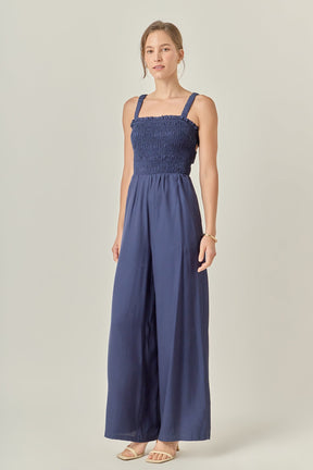 Elastic Strap Detail Jumpsuit