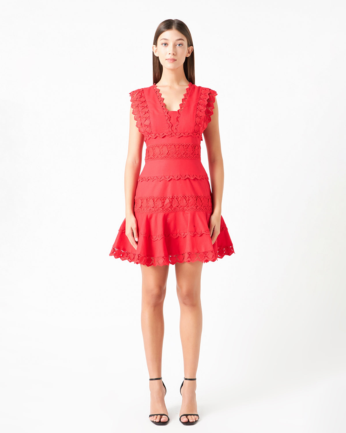 ENDLESS ROSE - Test Trim Detail Tweed Dress - DRESSES available at Objectrare