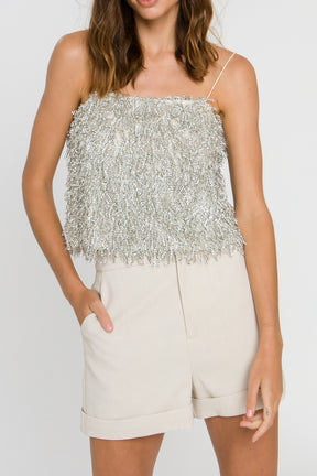 Fringed Cami Top