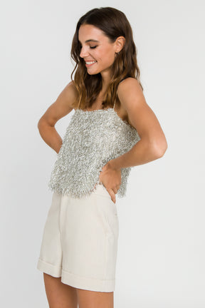 Fringed Cami Top