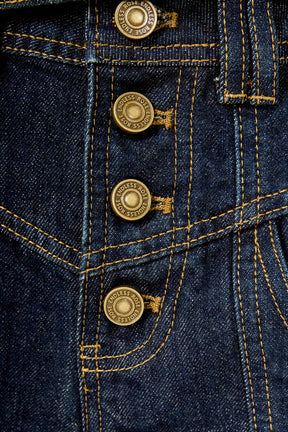 High Waisted Denim Shorts