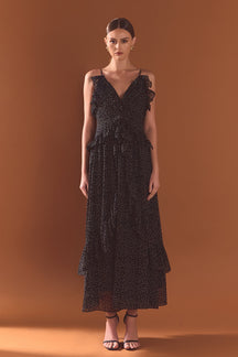 ENDLESS ROSE - Polka Dot Ruffle Dress - DRESSES available at Objectrare