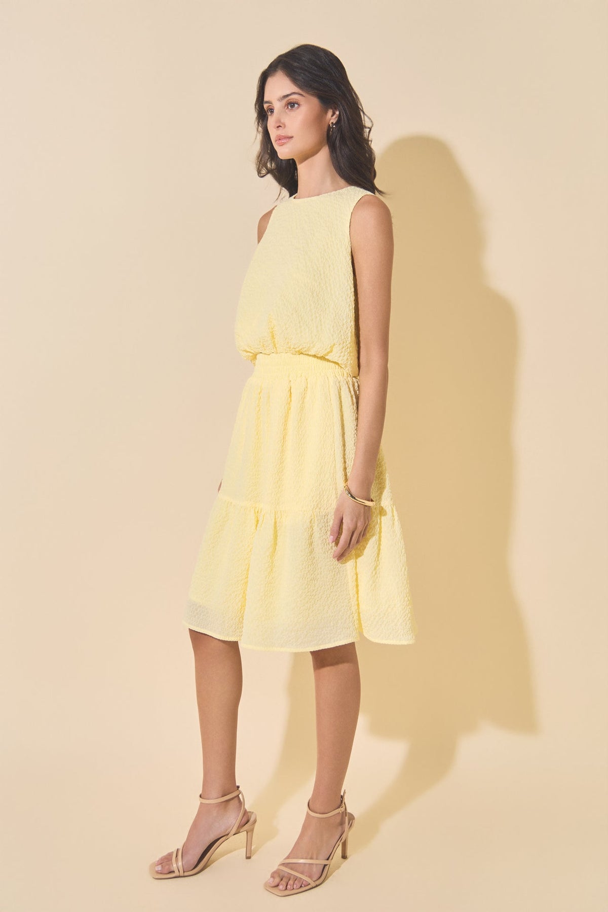 MARSY - Tiered Midi Skirt - SKIRTS available at Objectrare