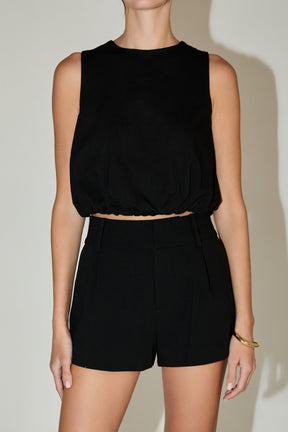 High Low Cropped Tank Top