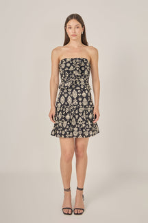 Strapless Ruffle Top