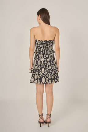 Strapless Ruffle Top