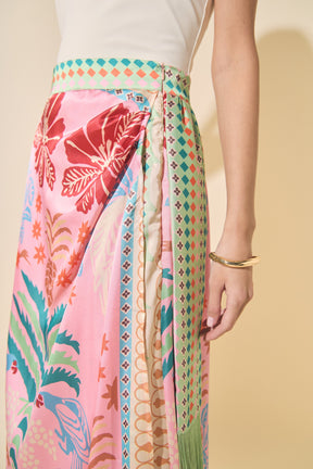 Printed Maxi Skirt
